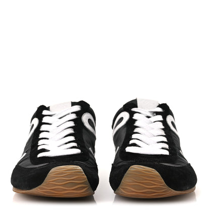 Loewe Nylon Suede Ballet Runners 2.0 Sneakers 39 Black White 2 of 13