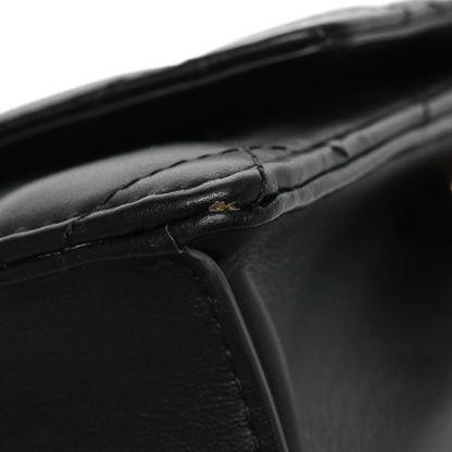 Mulberry Smooth Calfskin Quilted Small Darley Shoulder Bag Black 11 of 13