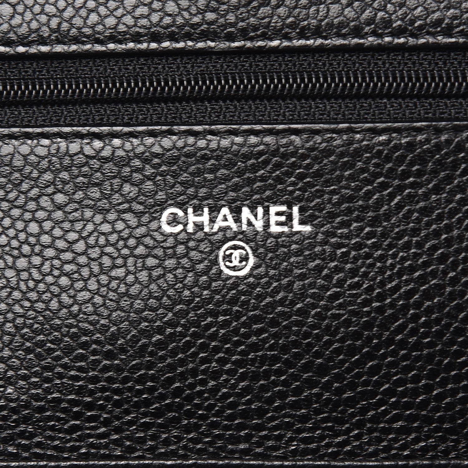 Chanel Caviar Quilted Wallet On Chain WOC Black 8 of 12