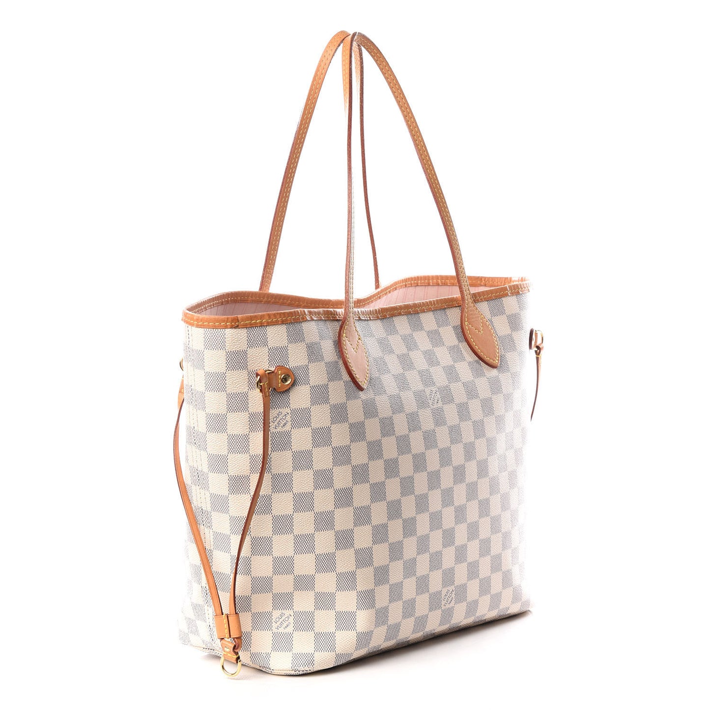 Damier Azur Neo Neverfull MM Rose Ballerine