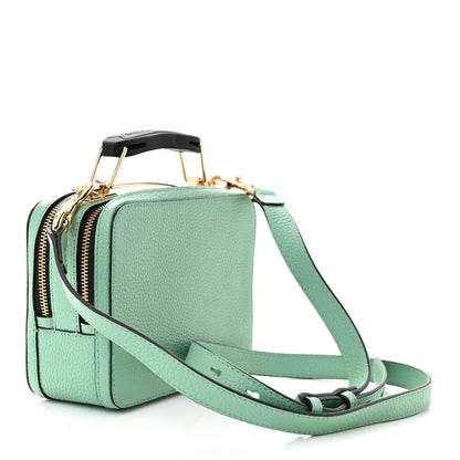 Marc Jacobs Calfskin Mini The Textured Box Bag Malachite 3 of 11