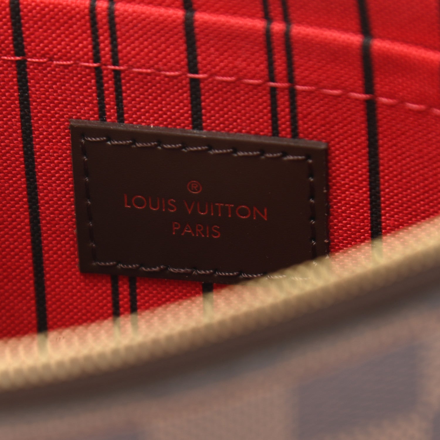 Louis Vuitton Damier Ebene Neverfull MM GM Pochette 6 of 6