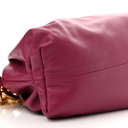Bottega Veneta Calfskin The Pouch Chain Cinnabar 9 of 10