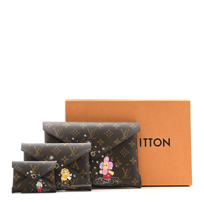 Louis Vuitton Monogram 2023 Christmas Animation Kirigami Pochette Set 10 of 10