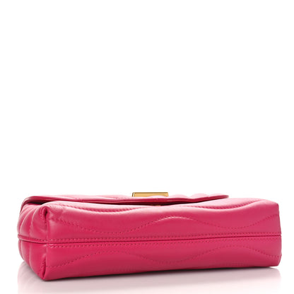 Louis Vuitton Calfskin LV New Wave Chain Bag Rose Freesia 4 of 8