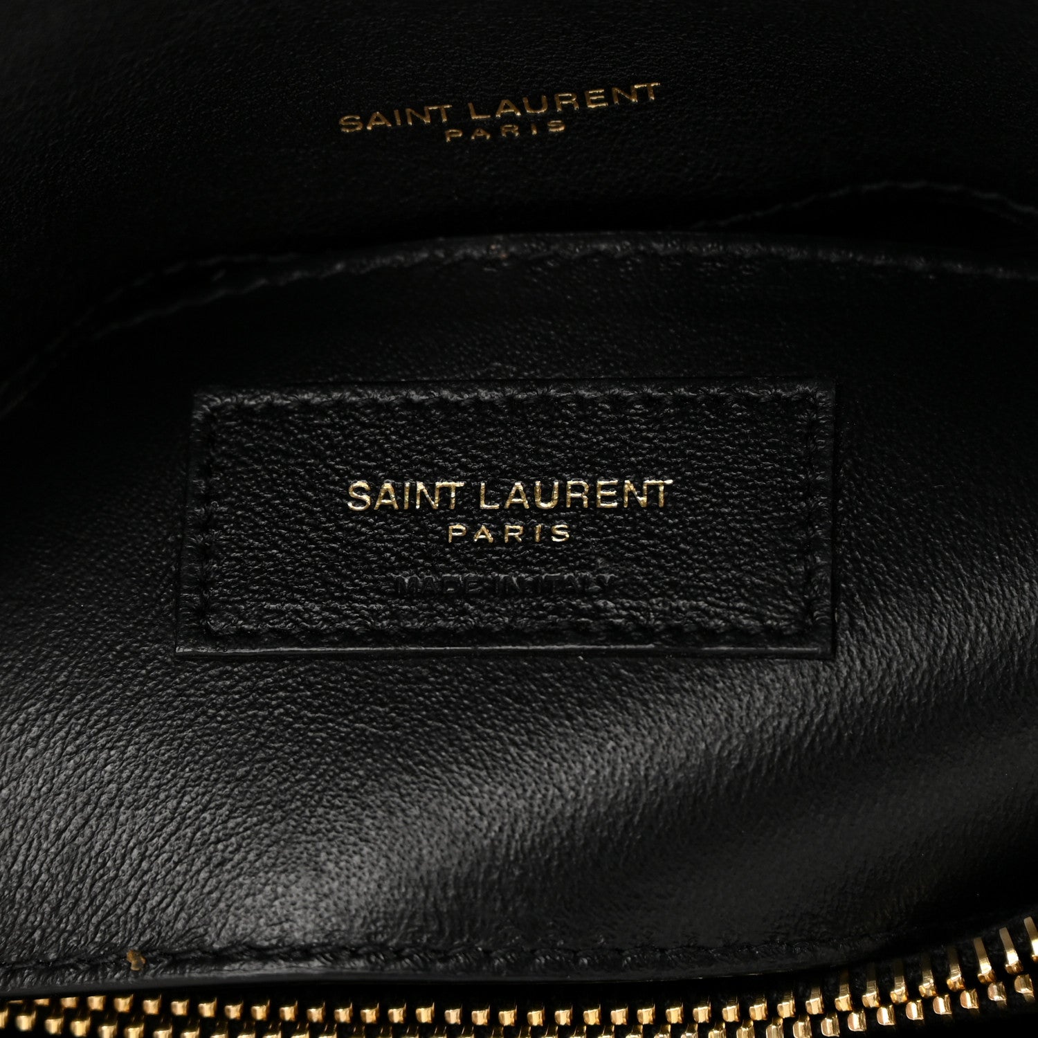 Saint Laurent Sheepskin Matelasse Chevron Monogram Medium College Bag Black 6 of 13