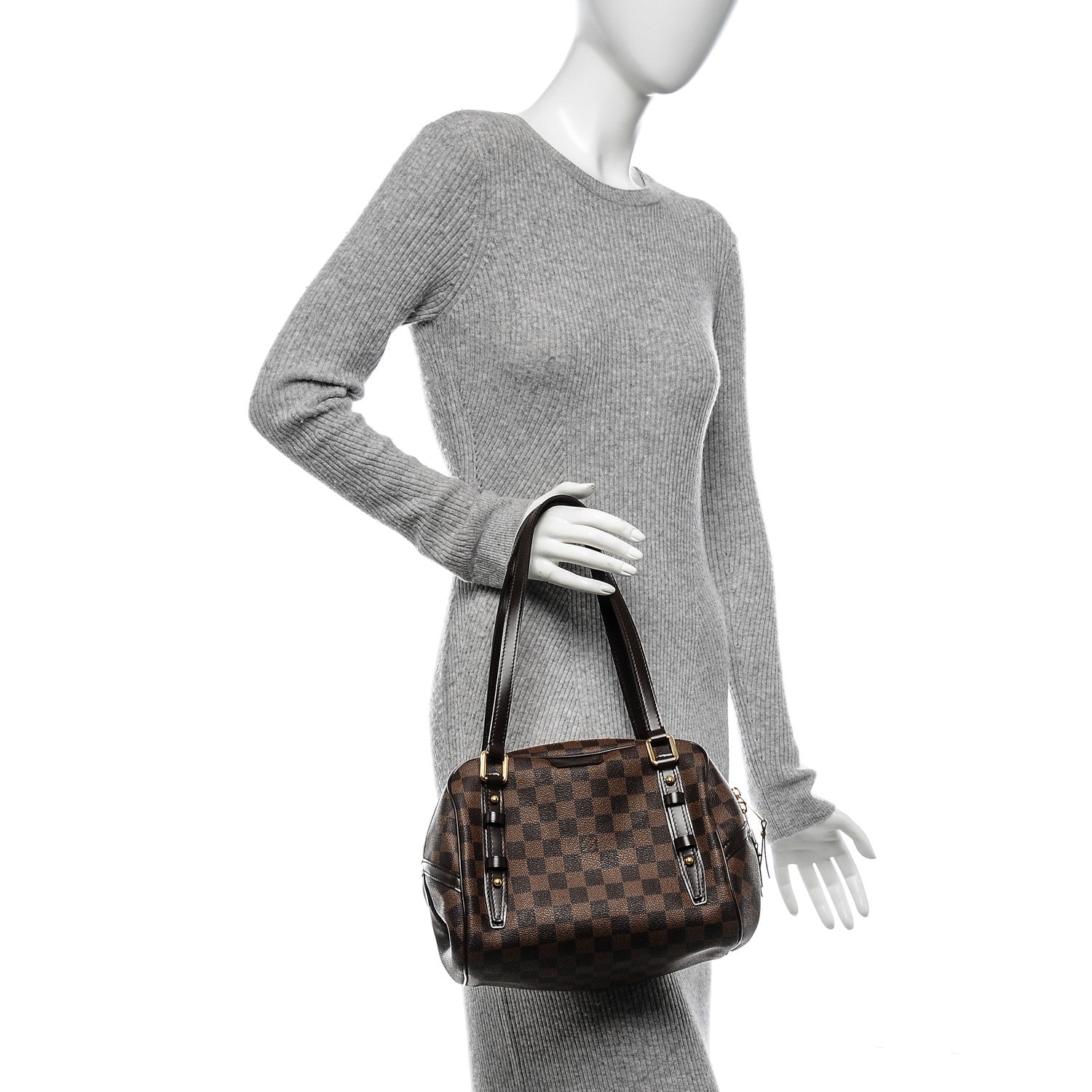 Louis Vuitton Damier Ebene Rivington PM 2 of 8