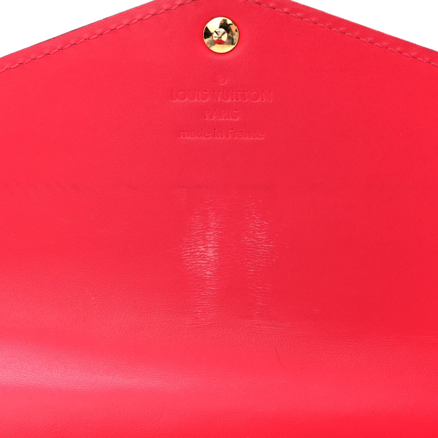 Louis Vuitton Vernis Sarah Wallet NM Rose Litchi 10 of 10
