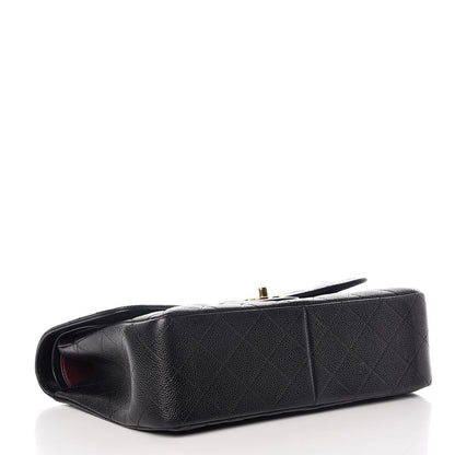 Chanel Caviar Quilted Jumbo Double Flap Black 4 of 12