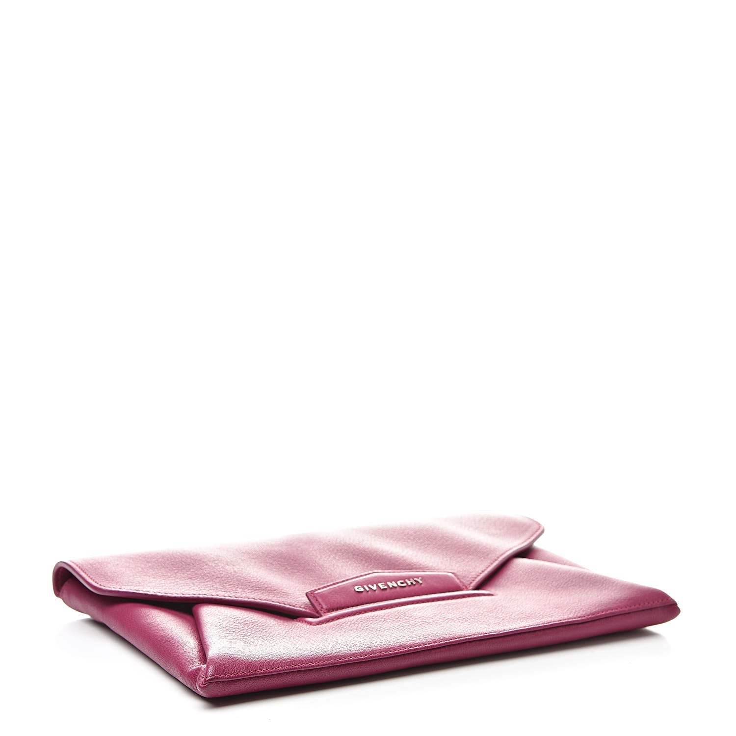 Givenchy Sugar Goatskin Medium Antigona Envelope Clutch Raspberry 4 of 10