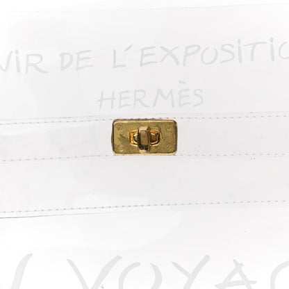 Hermes Vinyl Souvenir De L'Exposition Kelly Transparent 5 of 7