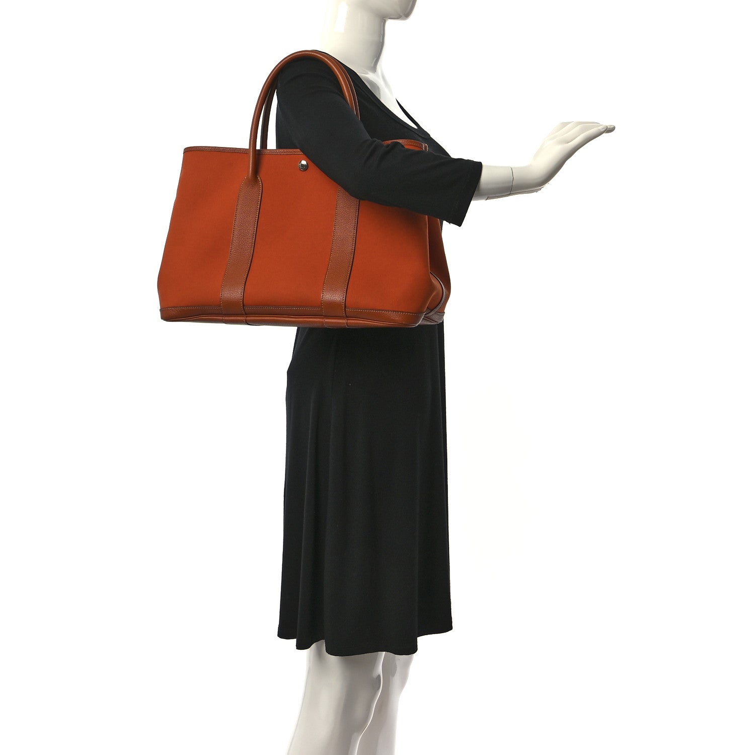 Hermes Toile Negonda Garden Party Tote 36 MM Potiron 2 of 11