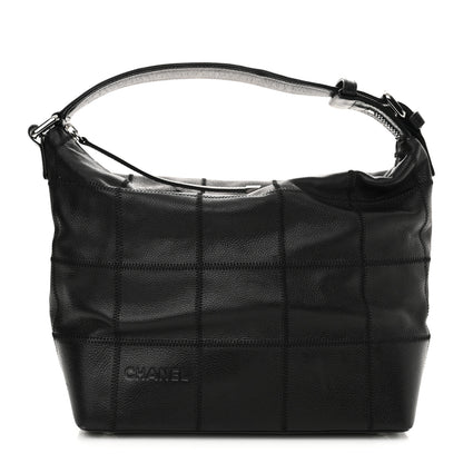 Chanel Caviar Square Stitched Hobo Black 1 of 11