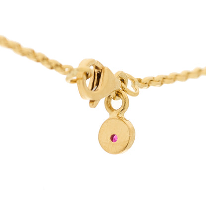 Roberto Coin 18K Yellow Gold Diamond Enamel Bollicine Pendant Necklace White 5 of 7