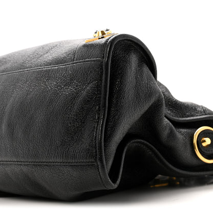 Balenciaga Chevre Gold Metallic Edge Hardware City Black 11 of 17