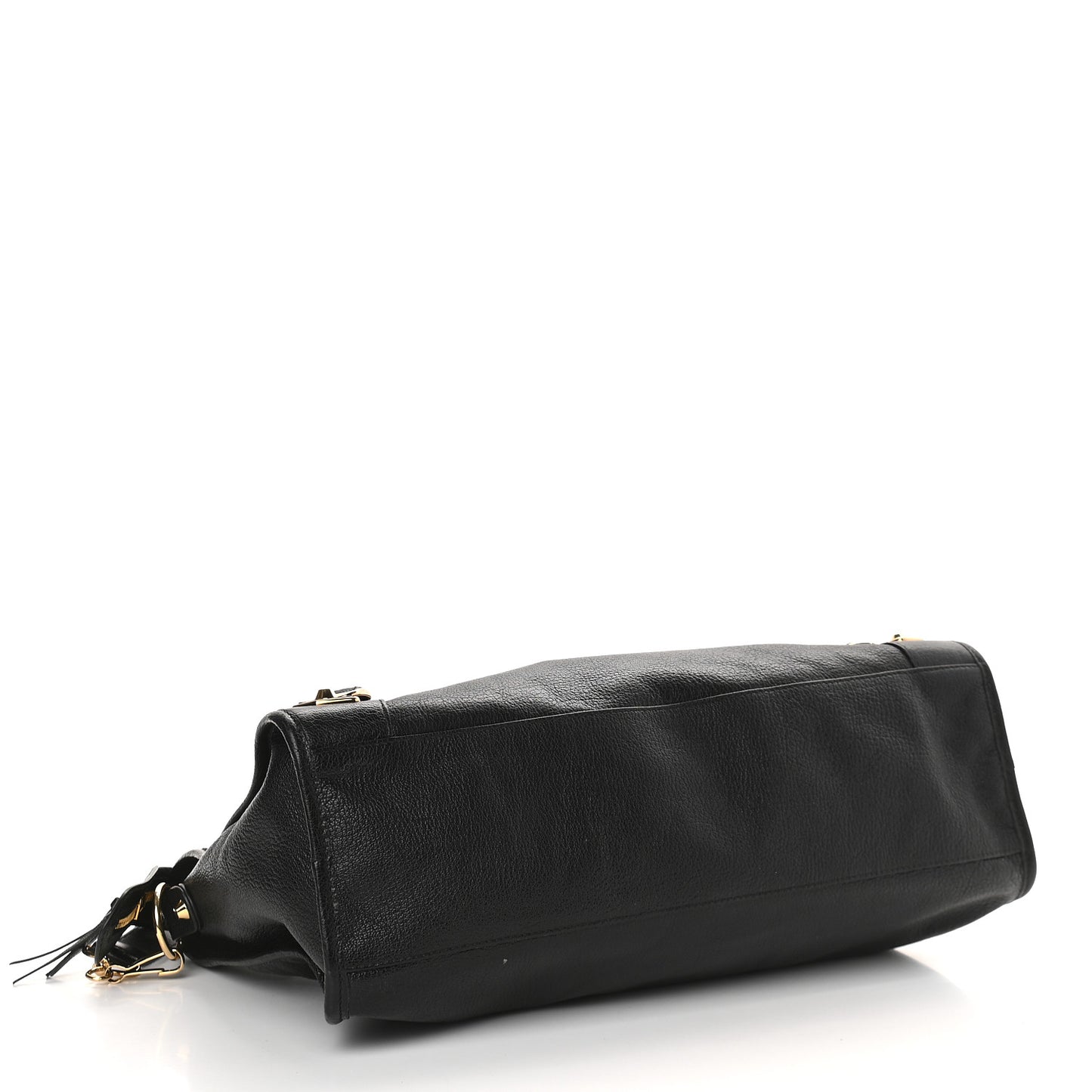 Chevre Gold Metallic Edge Hardware City Black