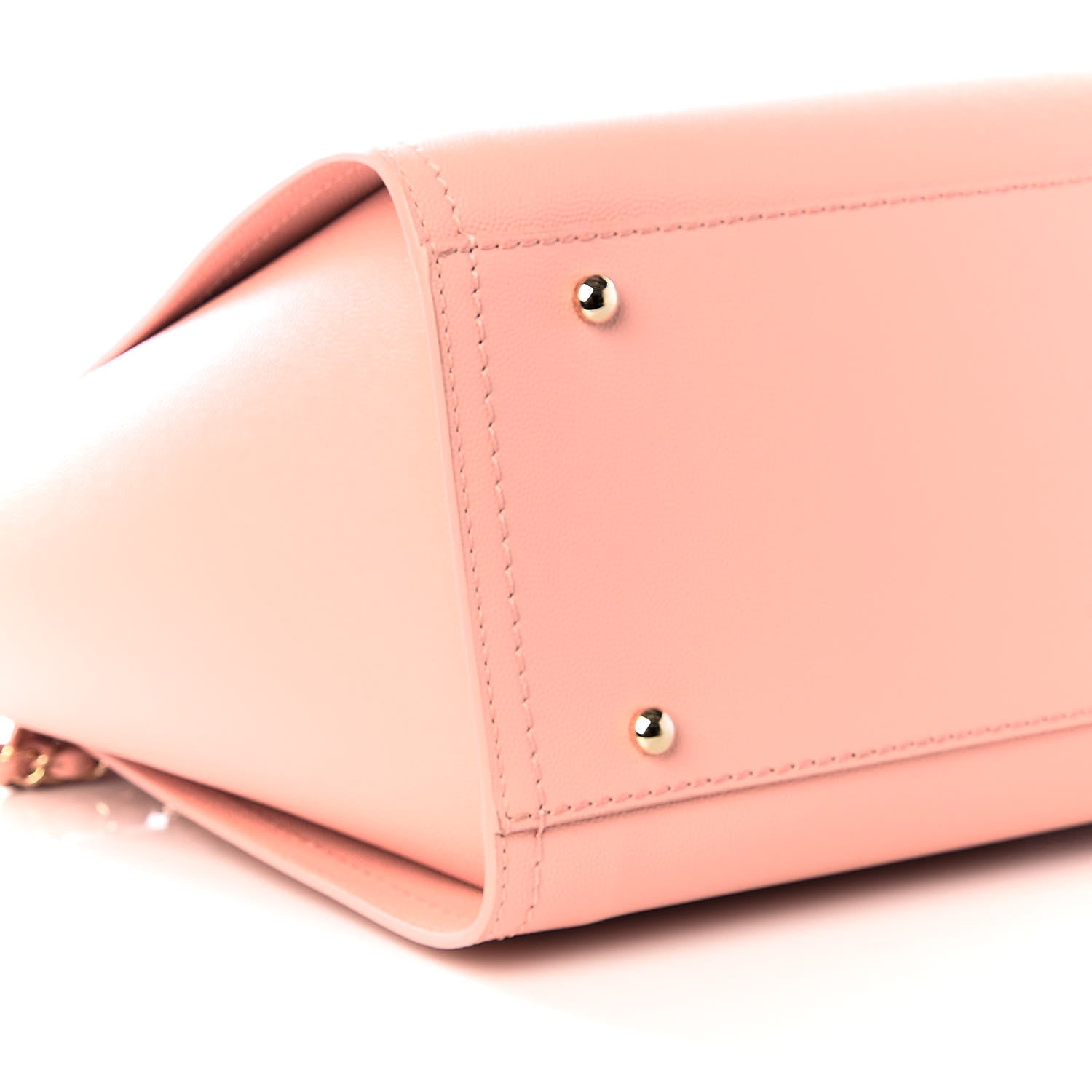 Chanel Caviar Small Studded Deauville Tote Light Pink 5 of 9