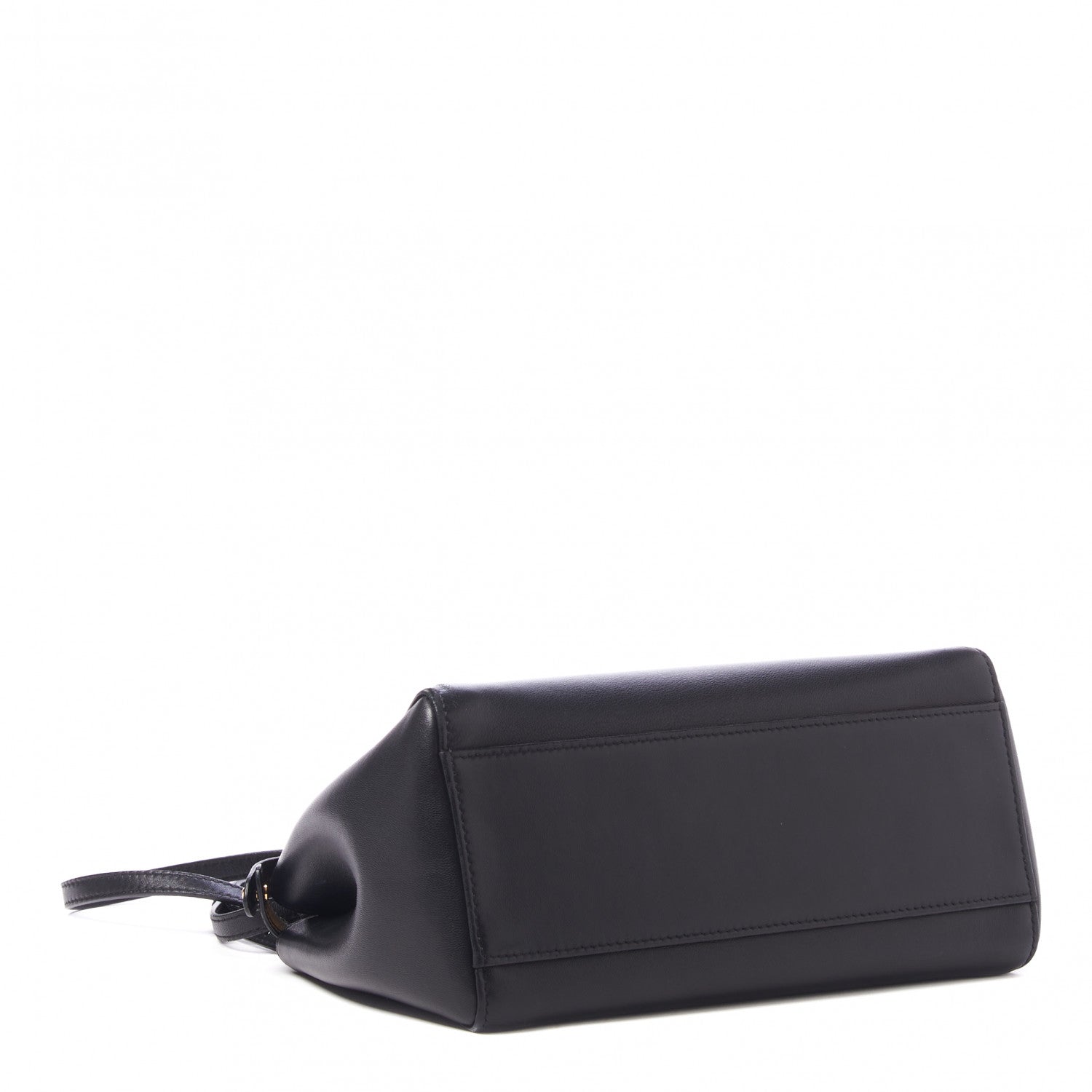 Fendi Nappa Mini Peekaboo Iconic Satchel Black 4 of 10
