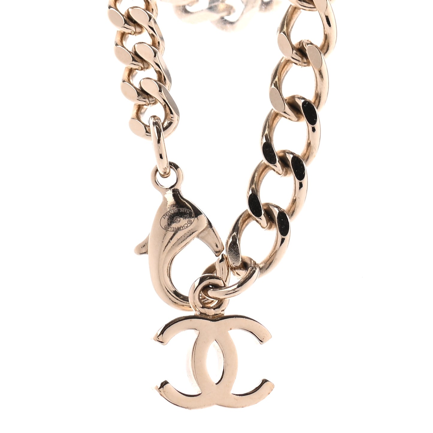 Crystal CC Chain Bracelet Gold Silver