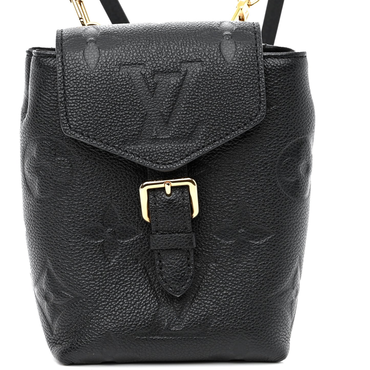 Empreinte Monogram Giant Tiny Backpack Black