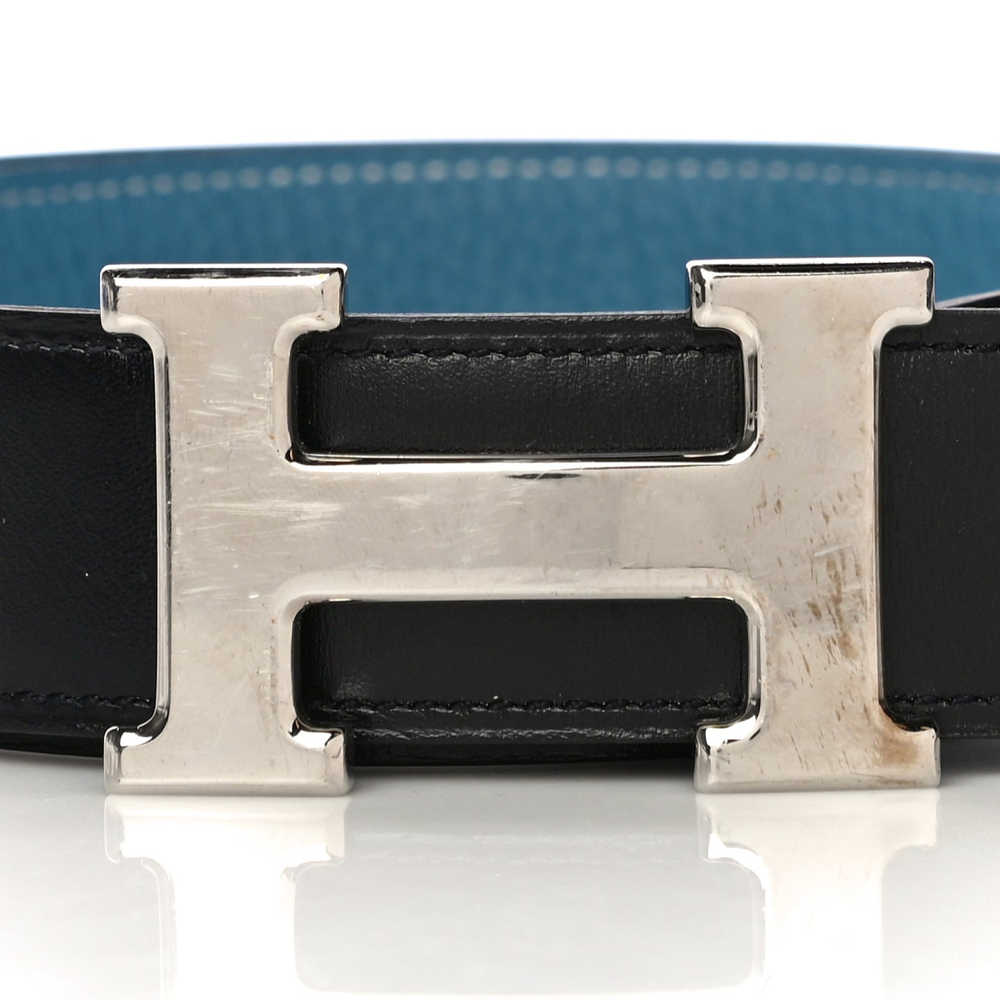 Box Togo 32mm H Belt 85 Black Blue Jean