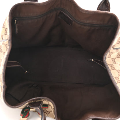 Gucci Monogram Medium Princy Tote Dark Brown 5 of 14