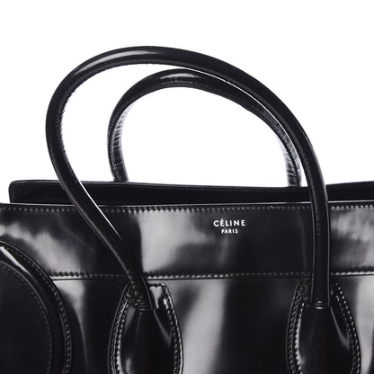 Celine Spazzolato Calfskin Mini Luggage Black 9 of 21