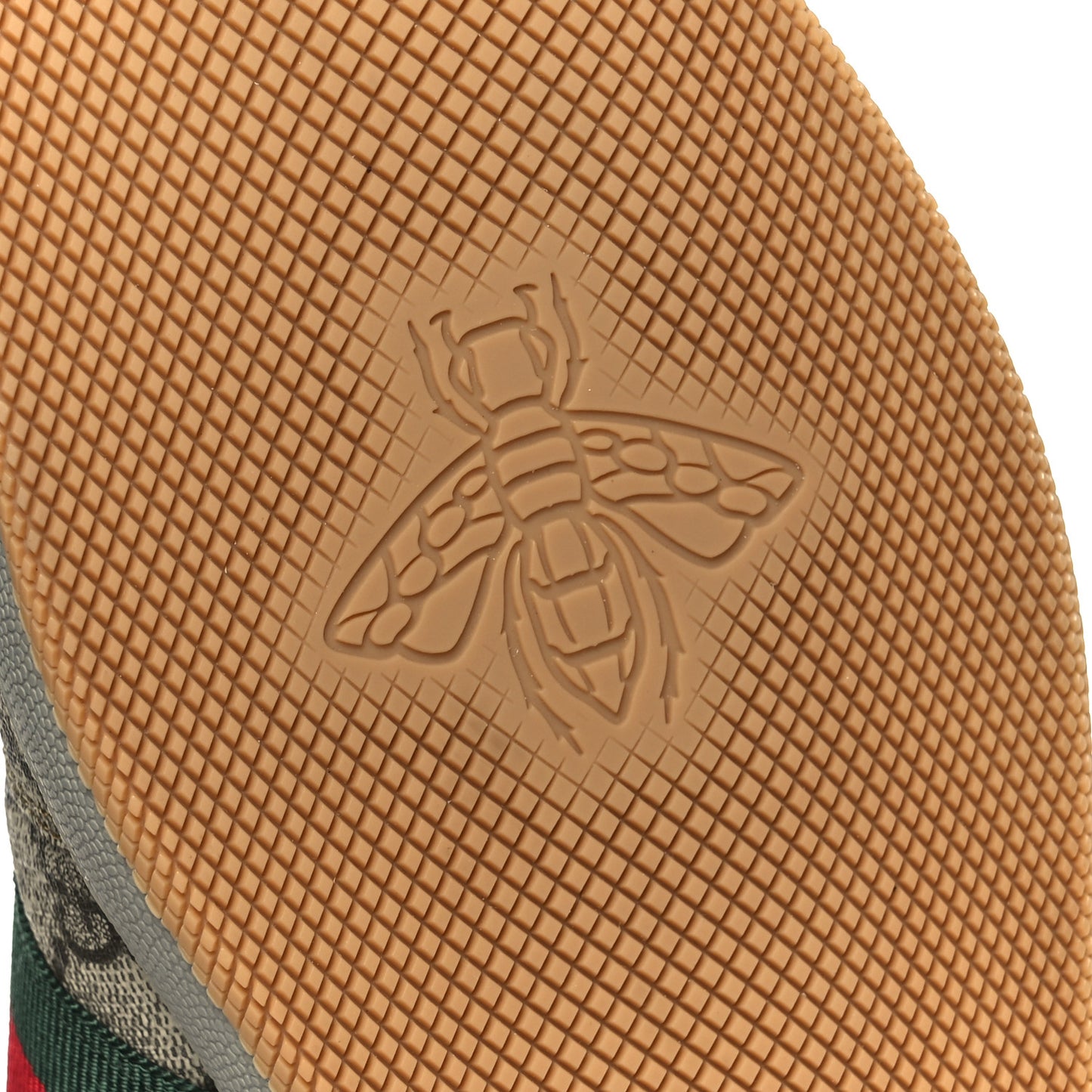 GG Supereme Monogram Miro Soft Calfskin Web Mens Screener Sneakers 8.5 8.5 Beige Ebony Black New Platinum