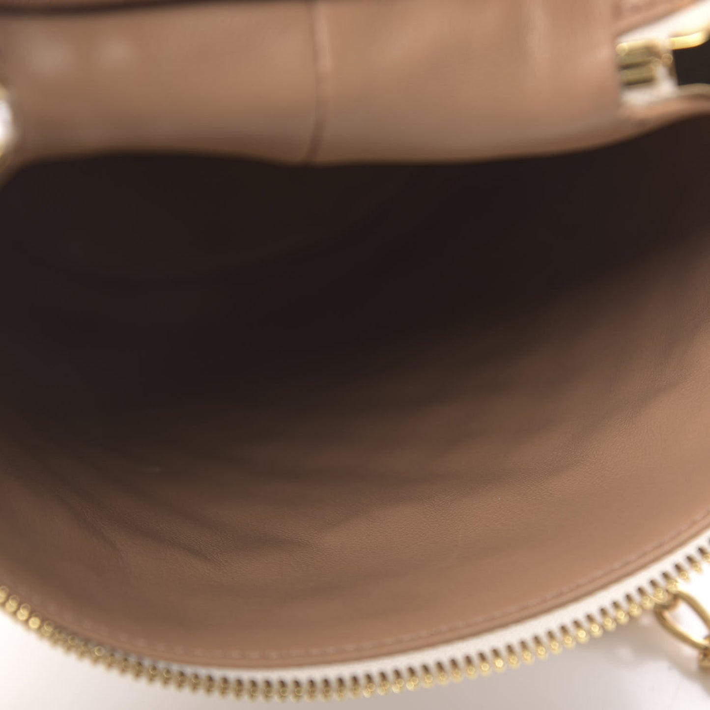 Calfskin Trapuntata Zumi Belt Bag Off White