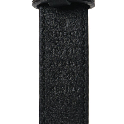 Gucci Calfskin Double G 20mm Belt 85 34 Black 3 of 5
