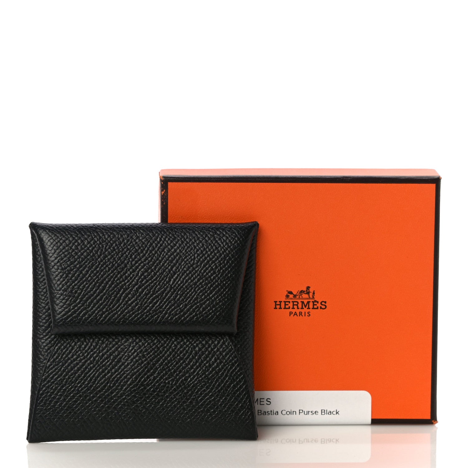 Hermes Epsom Bastia Coin Purse Black 10 of 10