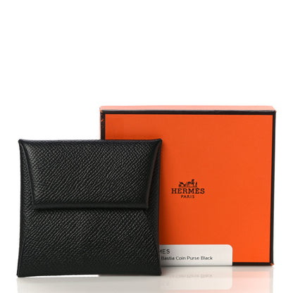 Hermes Epsom Bastia Coin Purse Black 10 of 10