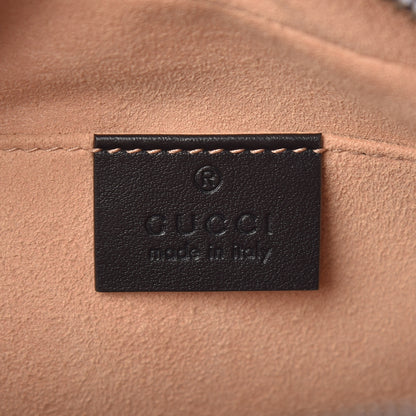 Gucci Calfskin Matelasse Small GG Marmont Chain Shoulder Bag Black 6 of 11