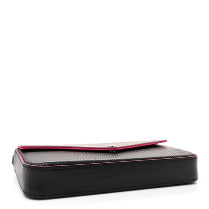 Louis Vuitton Epi Pochette Felicie Black Hot Pink 5 of 11