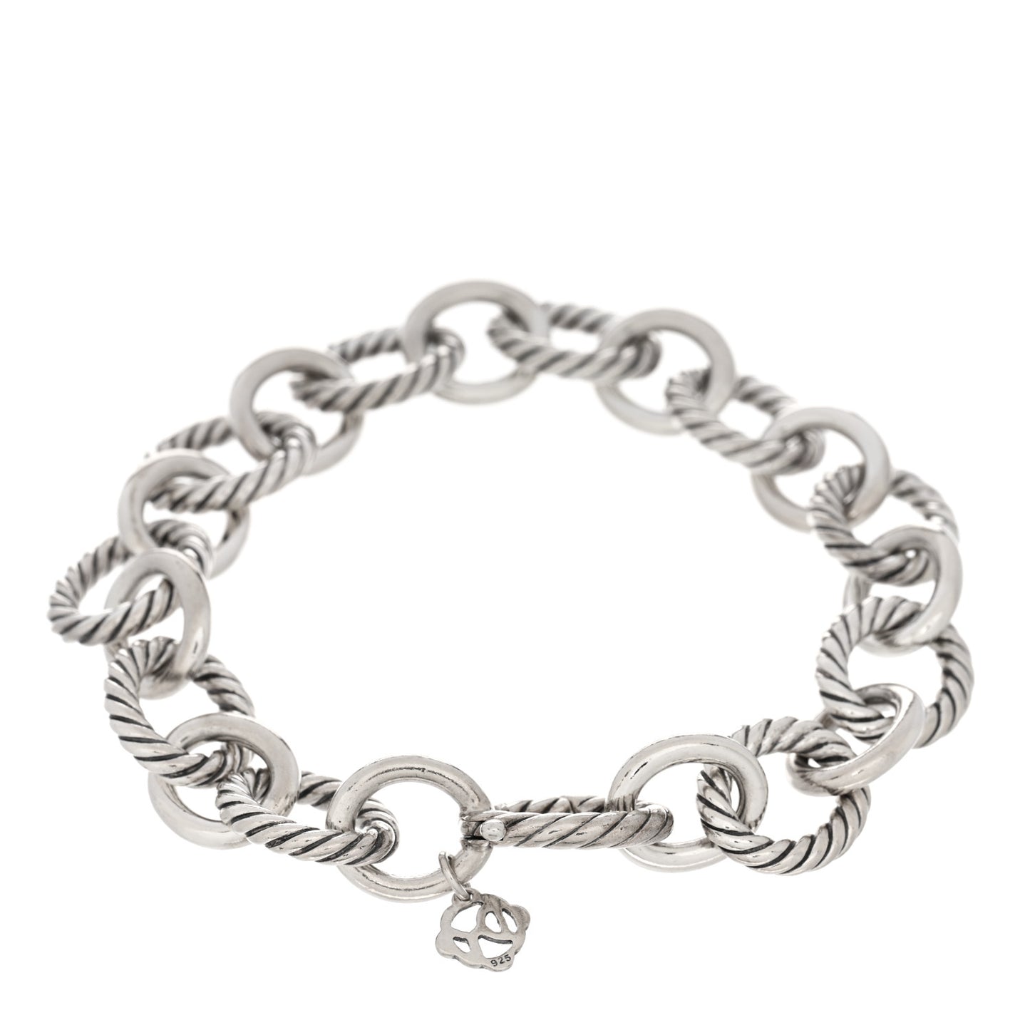 Sterling Silver 13mm Large Oval Link Bracelet