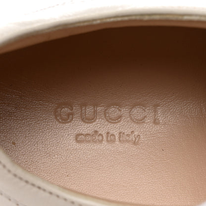 Gucci Calfskin Peggy Platform Sneakers 37 White 7 of 9