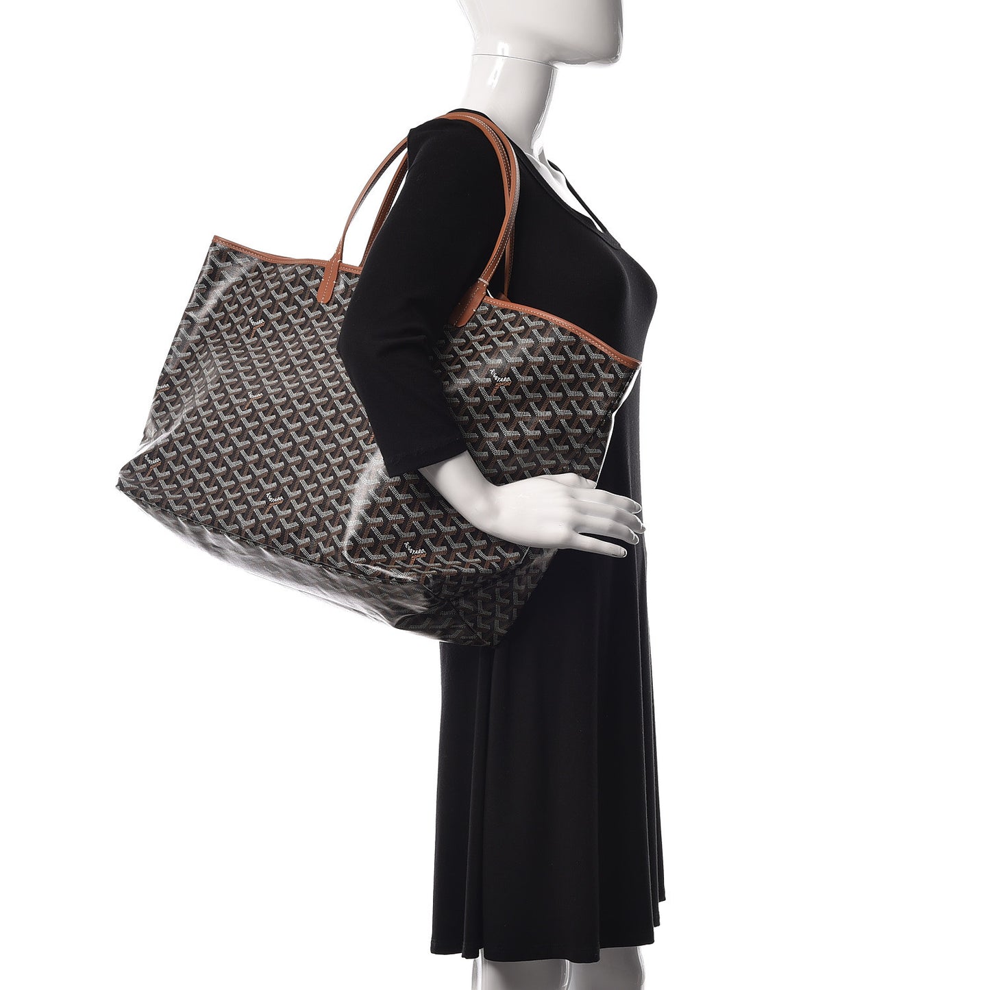 Goyardine Saint Louis GM Black Gold