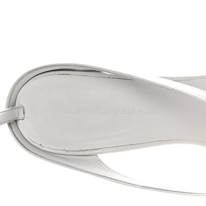 Bottega Veneta Lambskin Stretch Multi Strap 90mm Sandals 39.5 Optic White 9 of 14