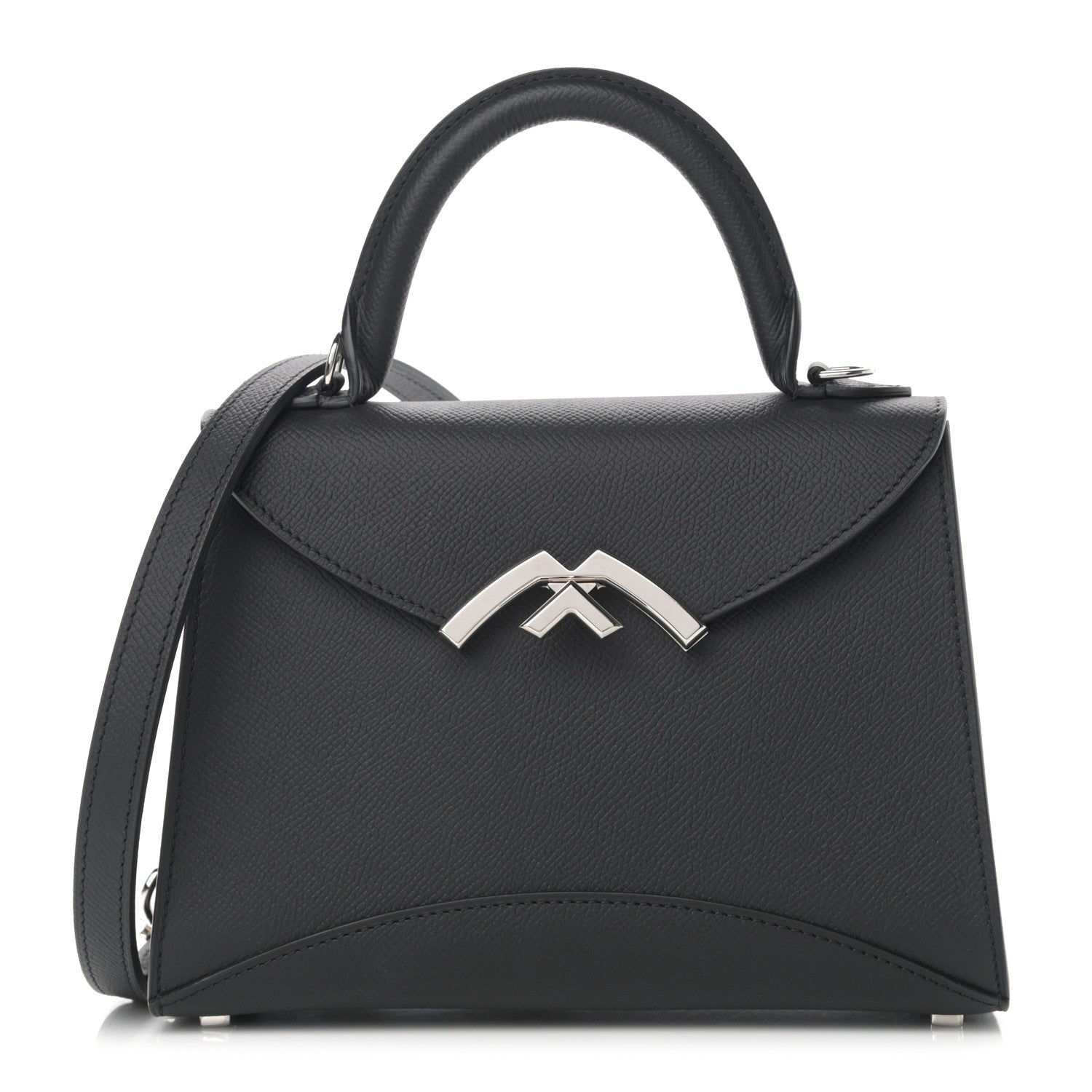 Moynat Carat Calfskin Gabrielle BB Black 1 of 12