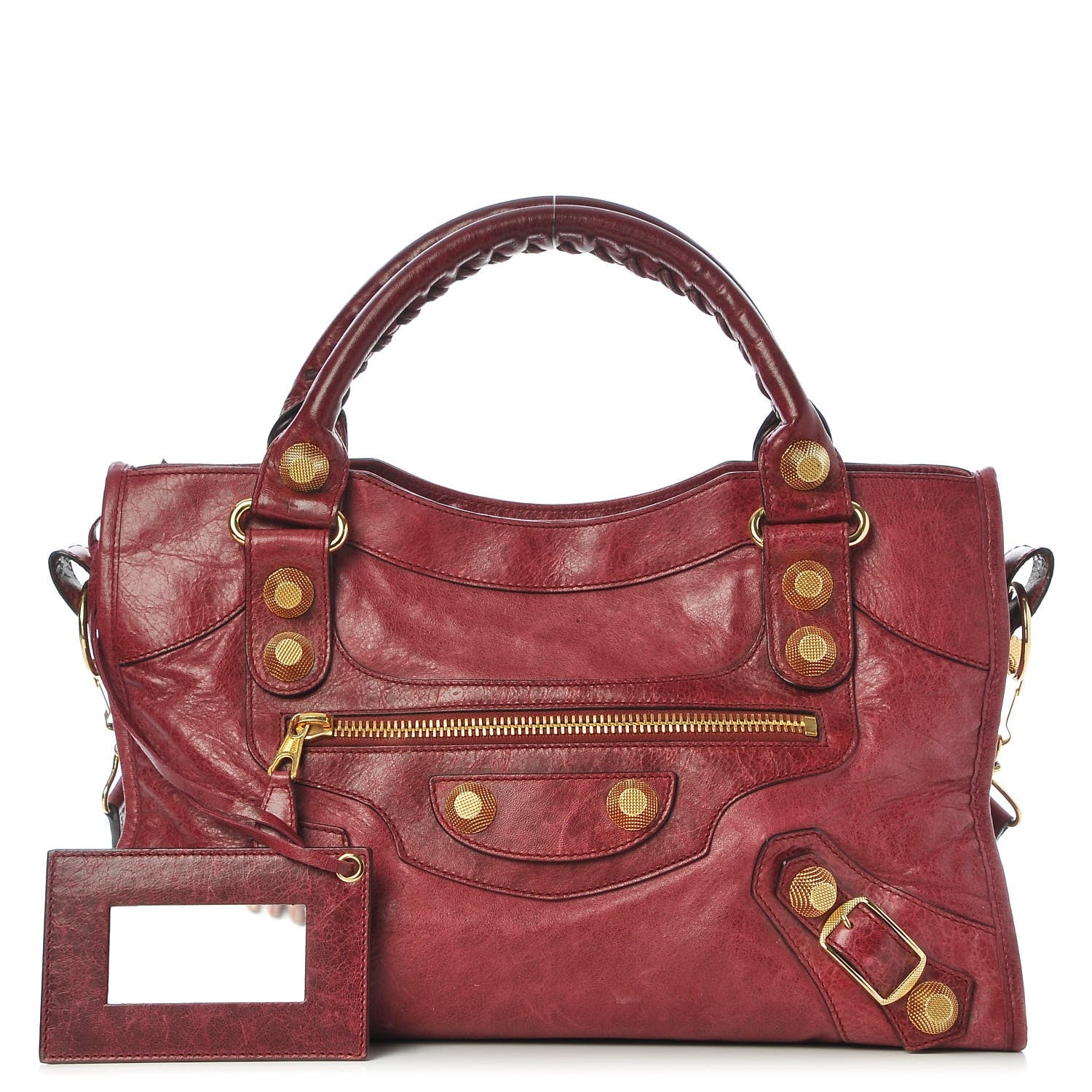 Balenciaga Agneau Giant 21 Gold Hardware City Pourpre 1 of 8
