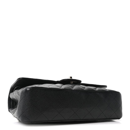 Chanel Caviar Quilted Medium Double Flap Black 4 of 10