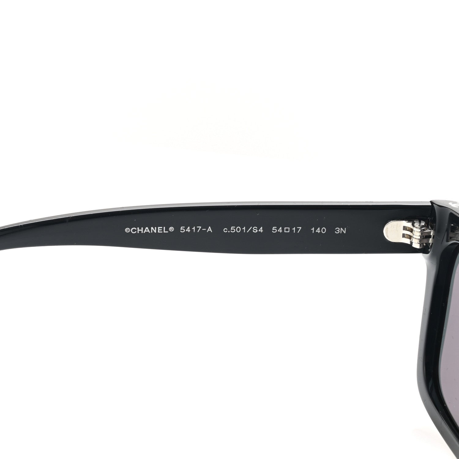 Chanel Acetate Square Sunglasses 5417-A Black 5 of 8