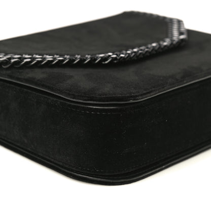 Stella McCartney Velvet Effect Medium Falabella Box Shoulder Bag Black 11 of 13