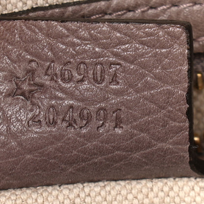 Gucci Pebbled Calfskin Medium New Jackie Shoulder Bag Grey 7 of 11