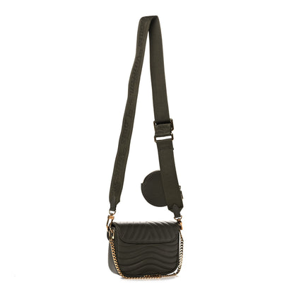 Louis Vuitton Calfskin New Wave Multi Pochette Kaki 2 of 14