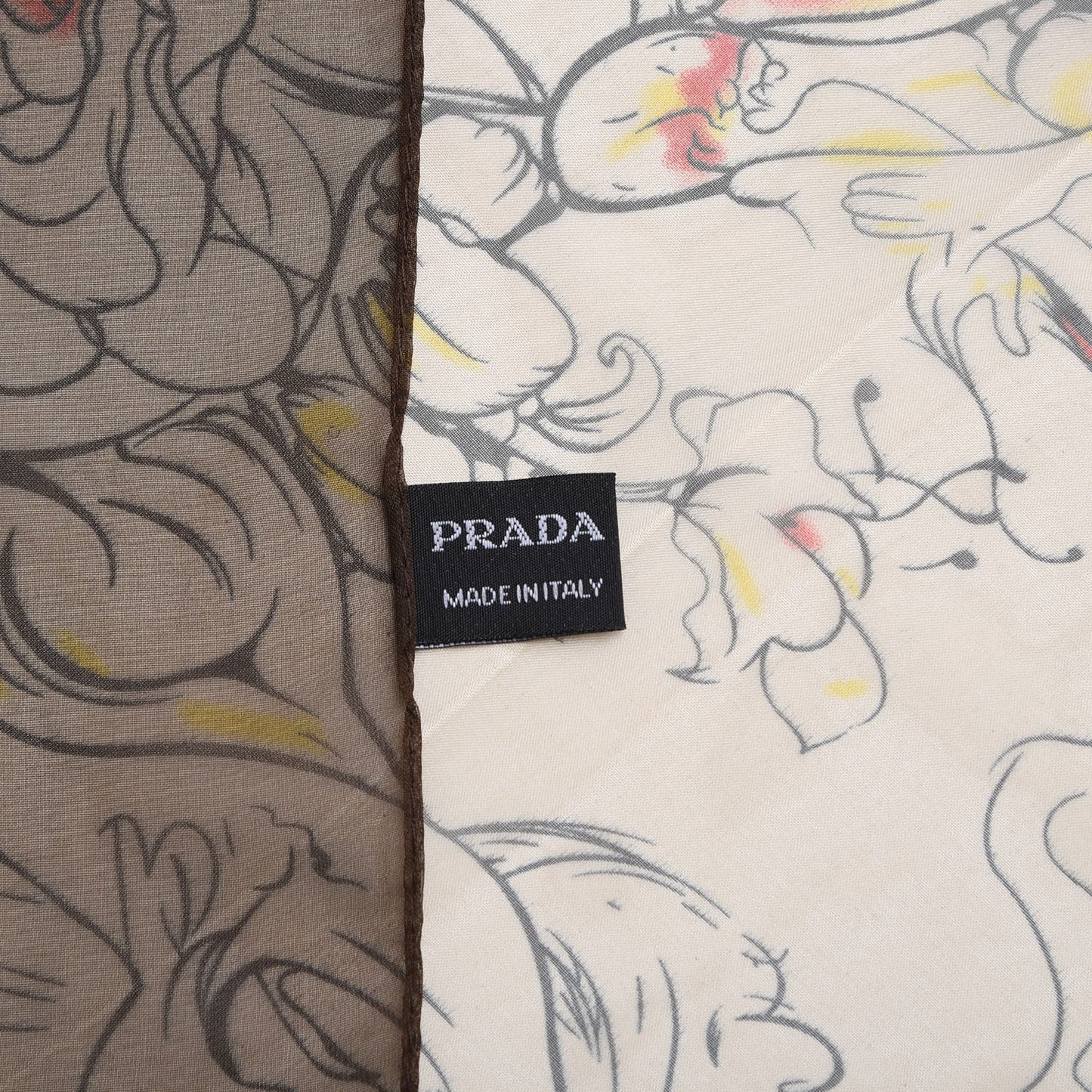 X JAMES JEAN Silk Fairy Fairies Scarf