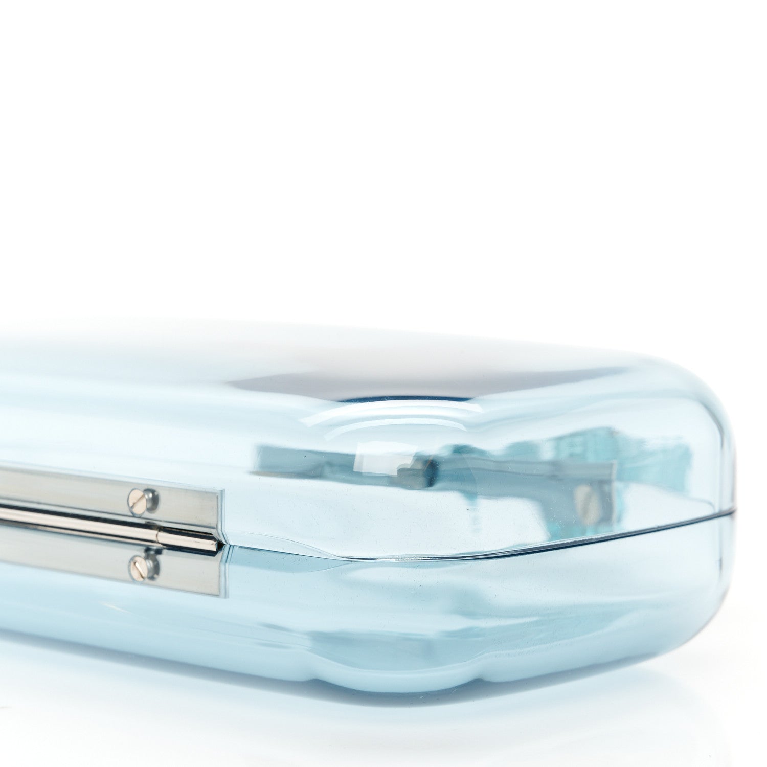 Alexander McQueen Resin Knuckle Clutch Pale Blue 10 of 12