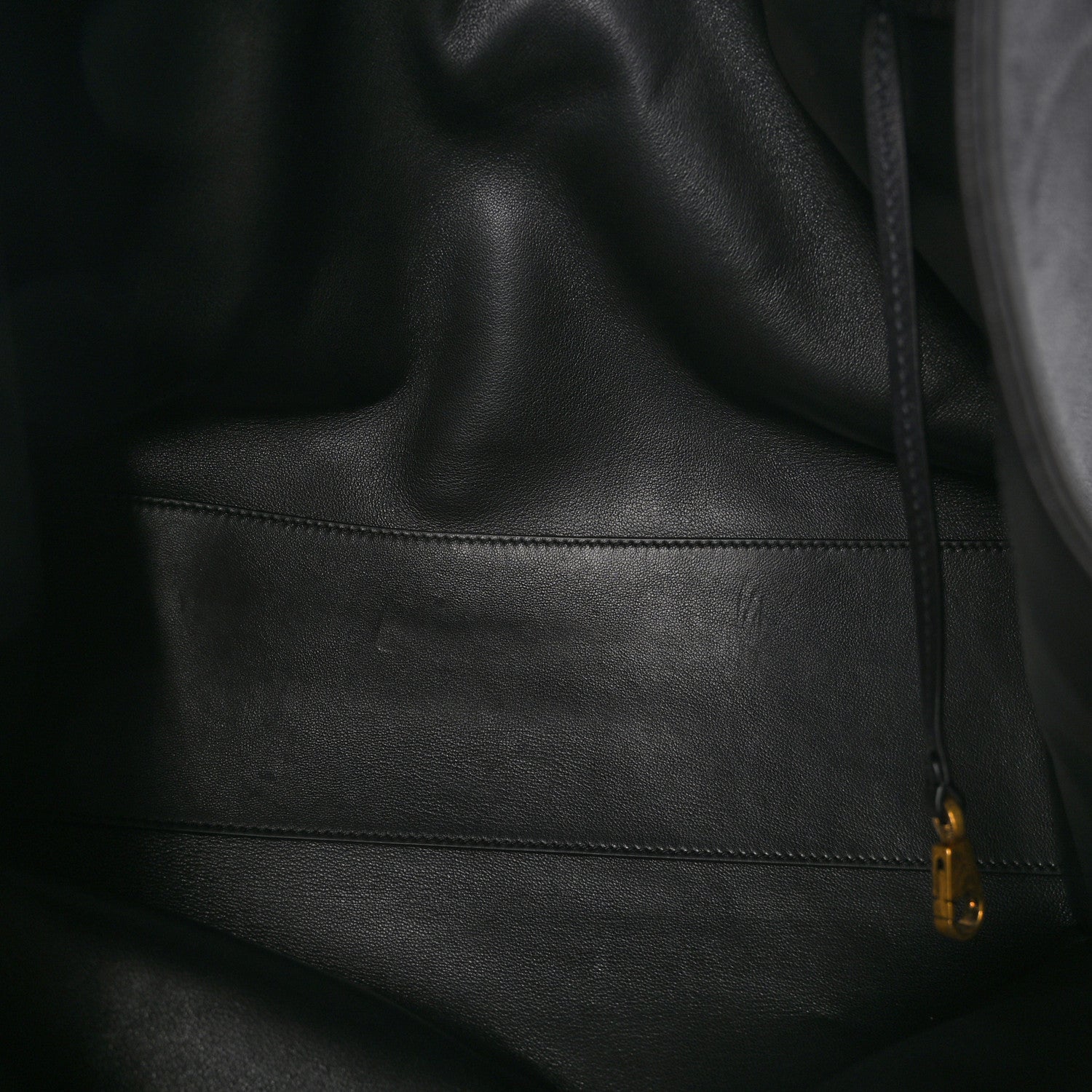 The Row Polished Saddle Calfskin Alexia Bag Black 6 of 12