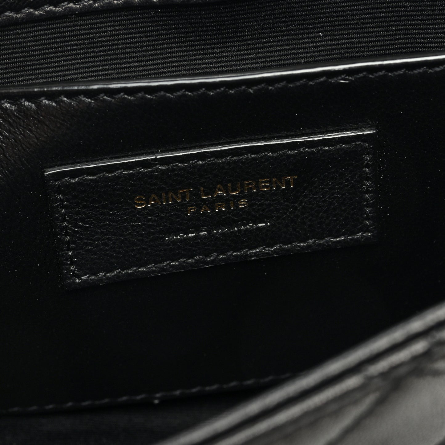 Lambskin Quilted Monogram Mini Nolita Black