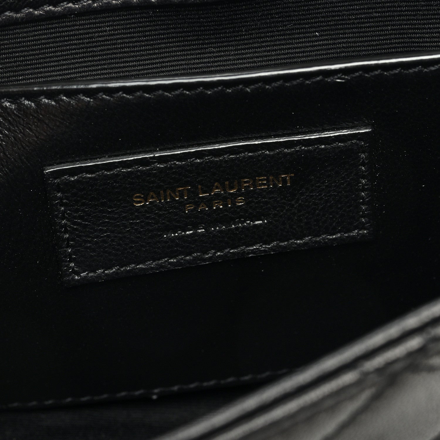 Saint Laurent Lambskin Quilted Monogram Mini Nolita Black 5 of 8